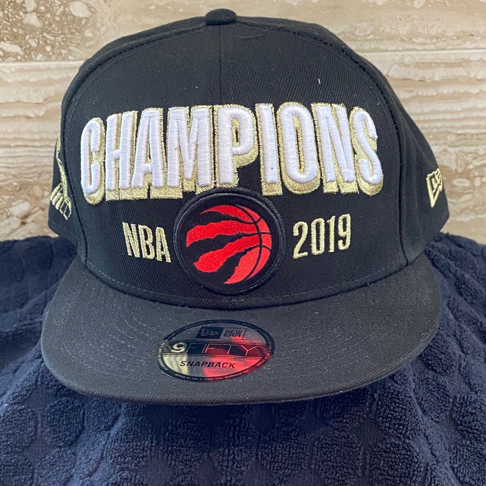 New Era Black and Gold NBA 2019 Champions Snapback Hat